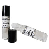 Amber White Fragrance Grade Oil Set of 2,1/3 oz Roll On Bottle Best Seller Scented Oils by Xio's