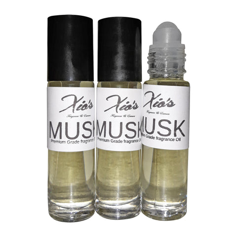 MUSK Fragrances Long Lasting Body Oils (Best Sellers Fragrances) Set of 3 10.35 ml Roll-on